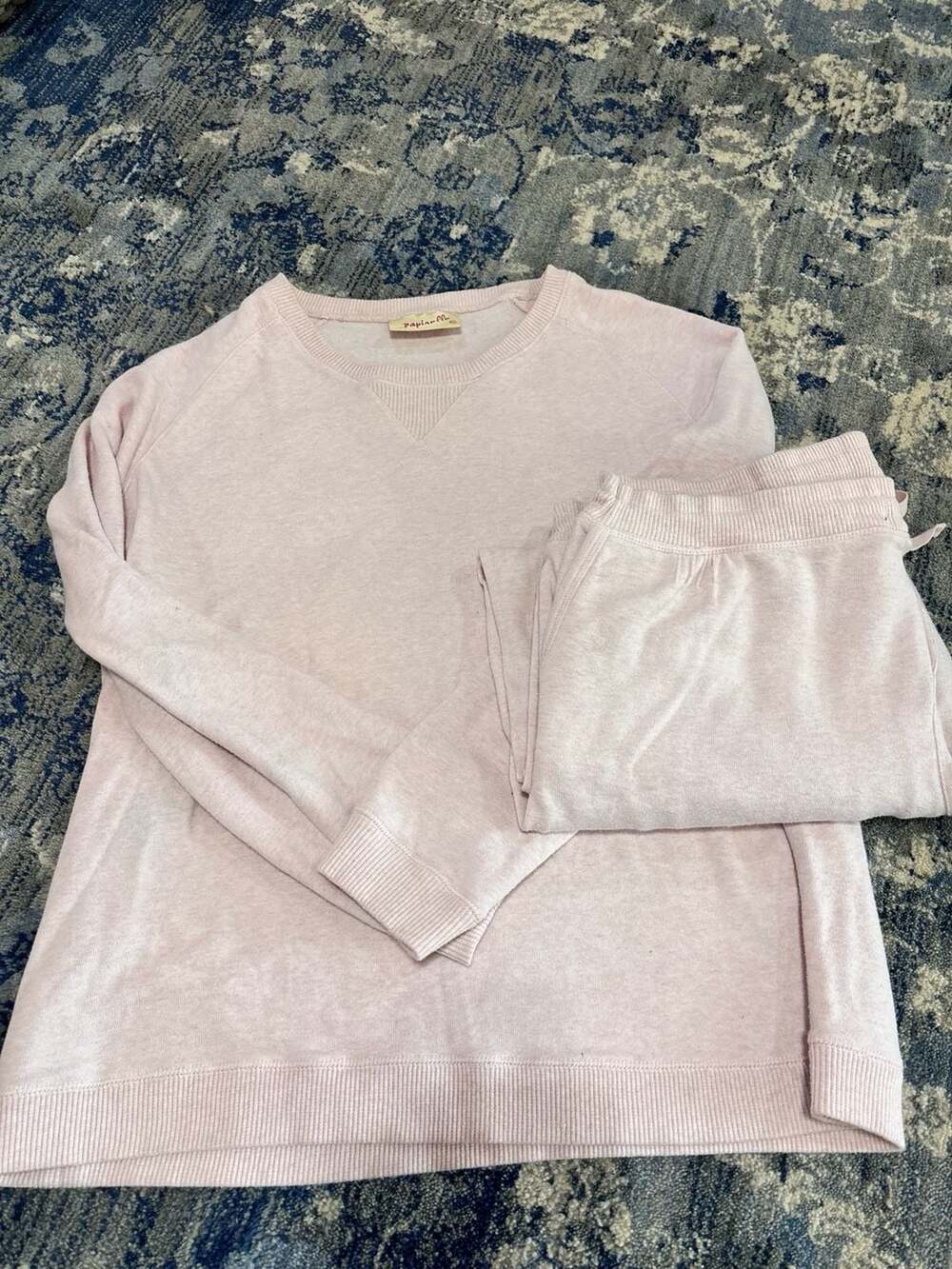 Papinelle Lounge Set Size XL Pink Pajama Lounge